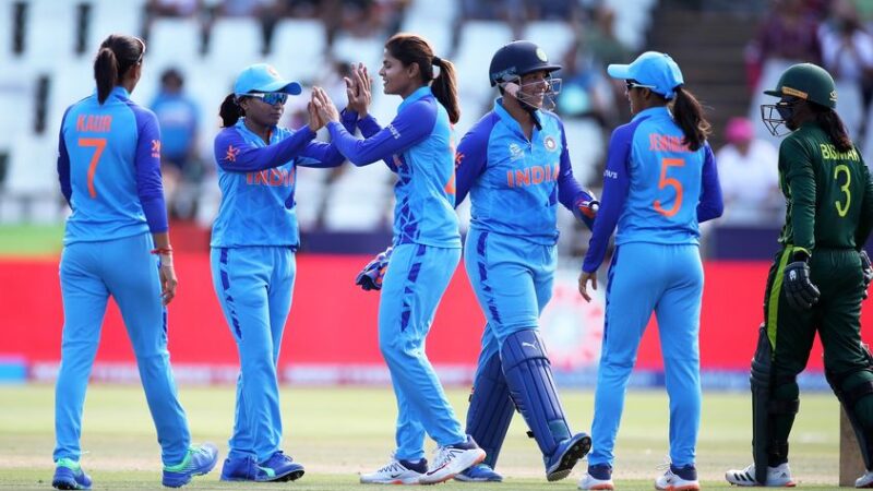Indian women beat Pakistan, Jemima got fifty. Victory by 7 wickets.