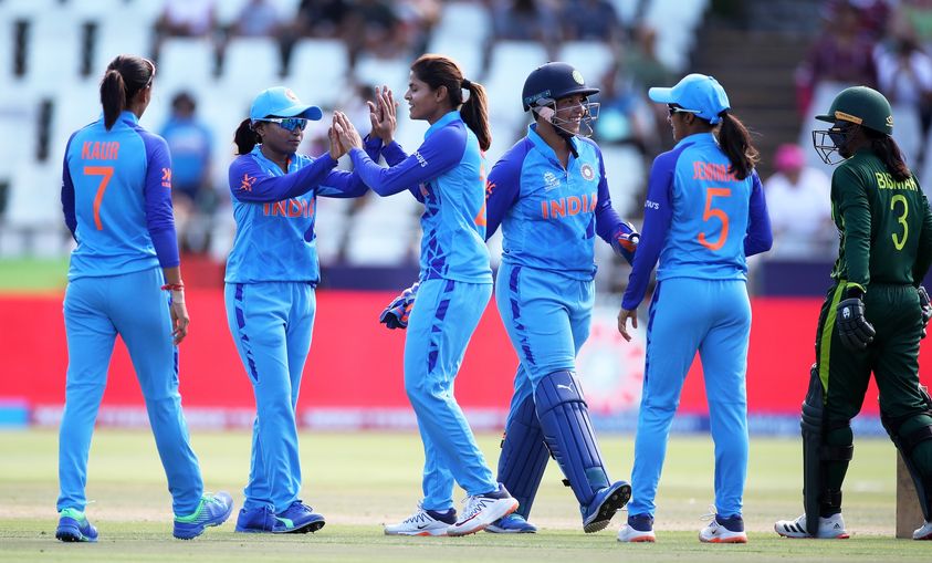 Indian women beat Pakistan, Jemima got fifty. Victory by 7 wickets.